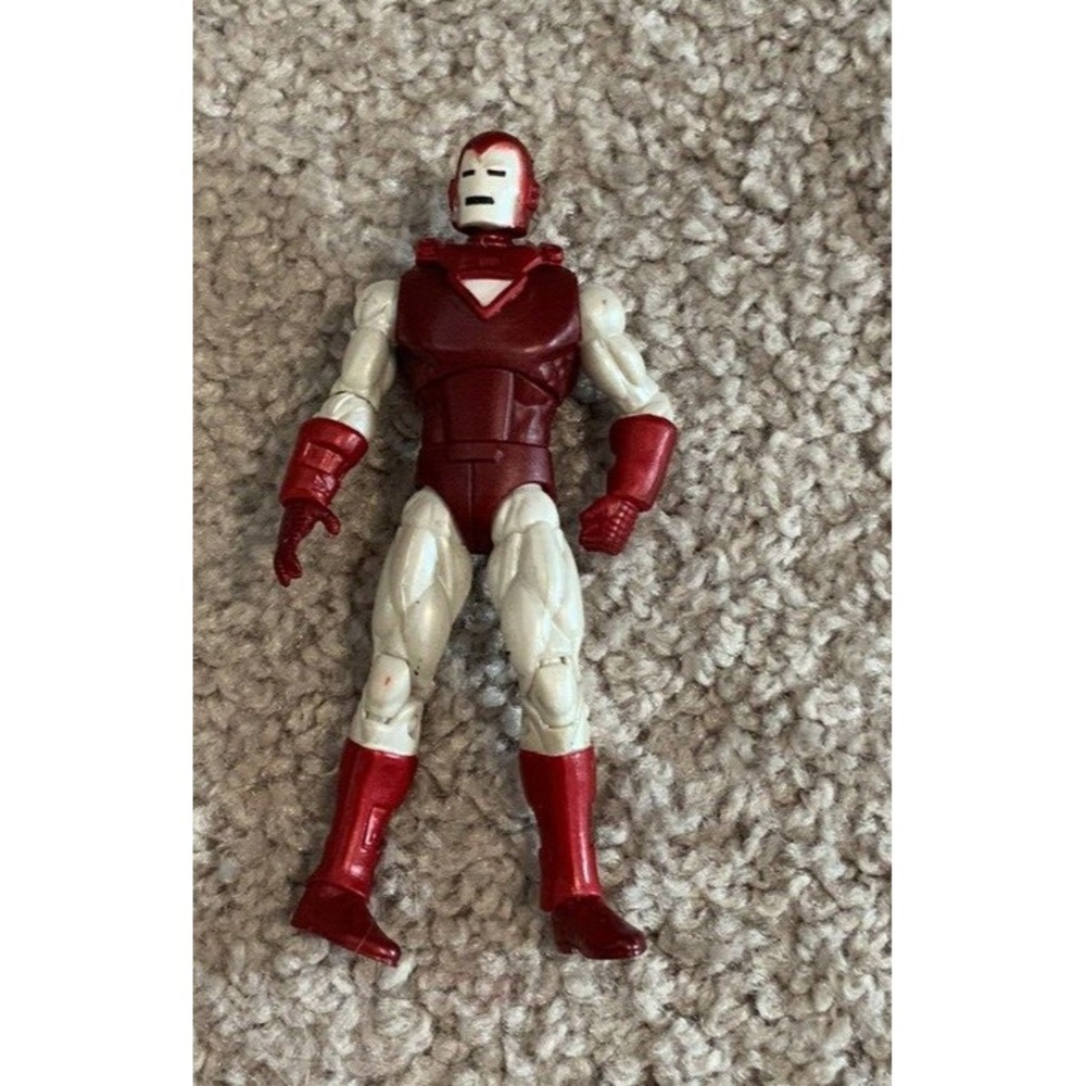 Marvel Silver‎ Centurion Iron Man Marvel Universe Comic Action Figure 4"
